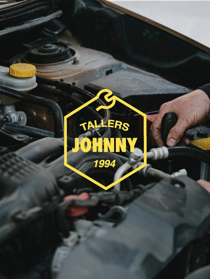 Rediseño de logotipo — Tallers Johnny · branding Elevos